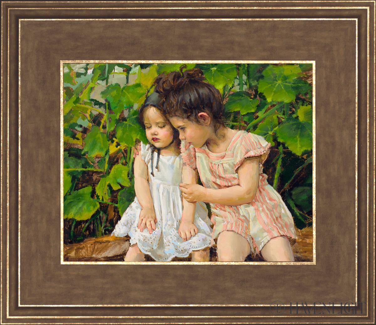 Sisters Open Edition Print / 10 X 8 Gold 14 3/4 12 Art