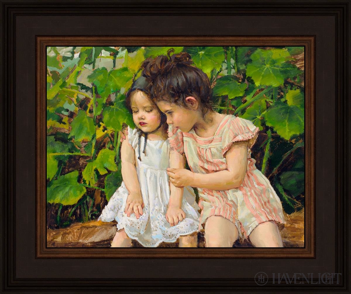 Sisters Open Edition Print / 14 X 11 Brown 18 3/4 15 Art