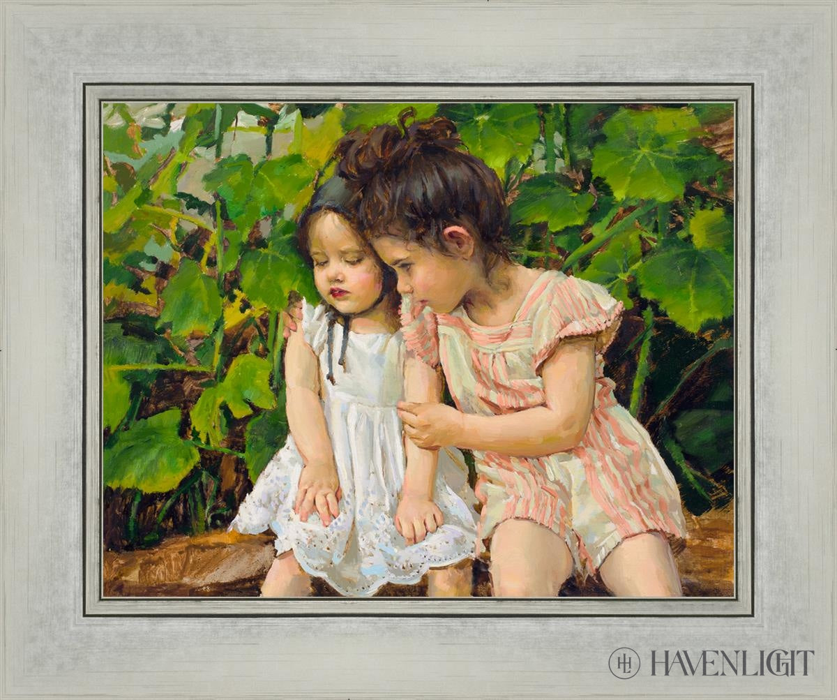 Sisters Open Edition Print / 14 X 11 Silver 18 1/4 15 Art