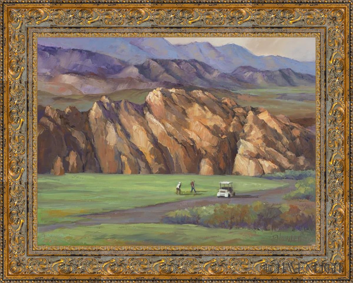 Sky Mountain Golf Course Open Edition Canvas / 30 X 22 1/2 Gold 37 3/4 1/4 Art
