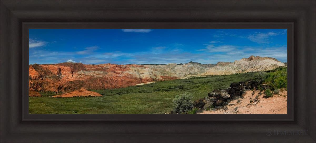 Snow Canyon Panoramic Open Edition Canvas / 36 X 12 Brown 43 3/4 19 Art
