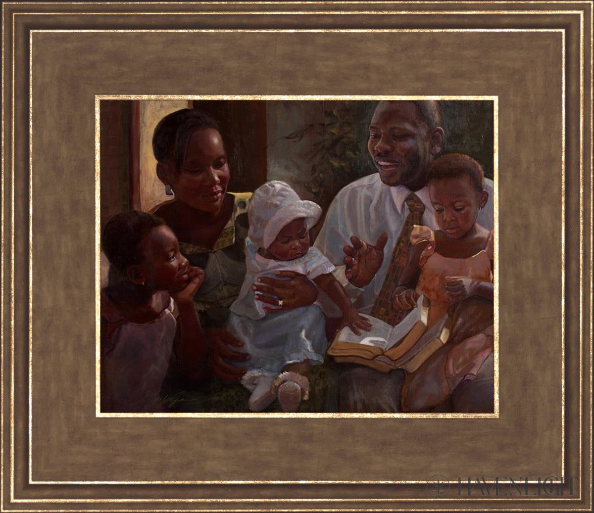 Sosu Family Open Edition Print / 10 X 8 Gold 14 3/4 12 Art