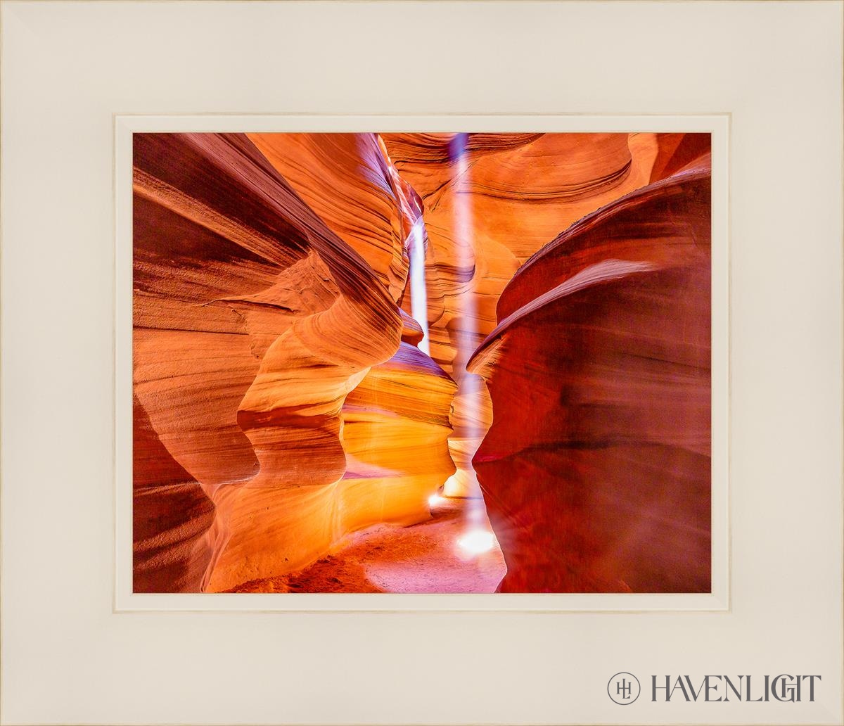 Spiritual Corridors Of Ancient Antelope Canyon Arizona Open Edition Print / 10 X 8 White 14 1/4 12