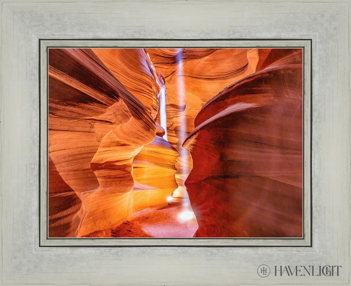 Spiritual Corridors Of Ancient Antelope Canyon Arizona Open Edition Print / 12 X 9 Silver 16 1/4 13