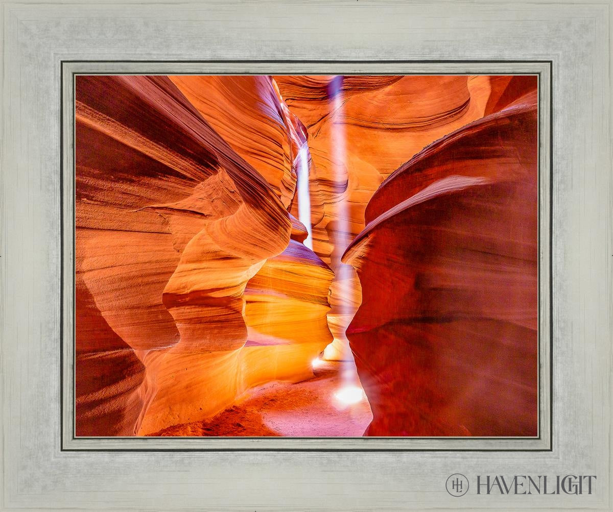 Spiritual Corridors Of Ancient Antelope Canyon Arizona Open Edition Print / 14 X 11 Silver 18 1/4 15