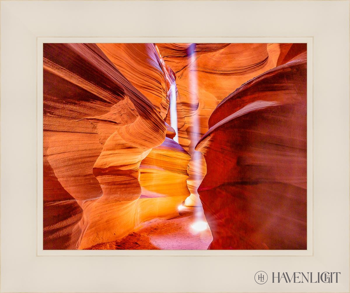 Spiritual Corridors Of Ancient Antelope Canyon Arizona Open Edition Print / 14 X 11 White 18 1/4 15