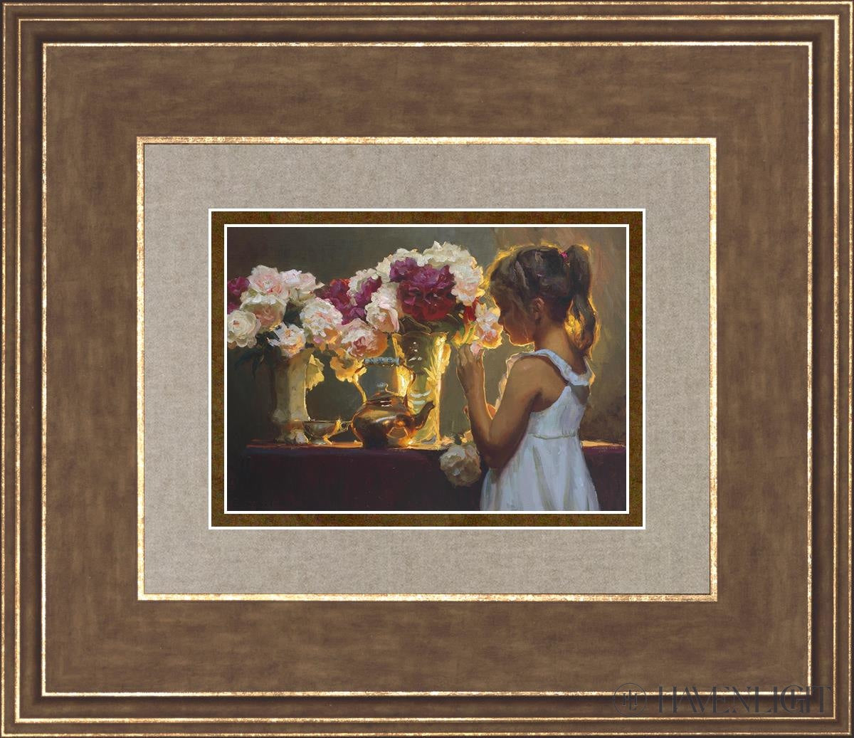 Springs Blessing Open Edition Print / 7 X 5 Gold 14 3/4 12 Art