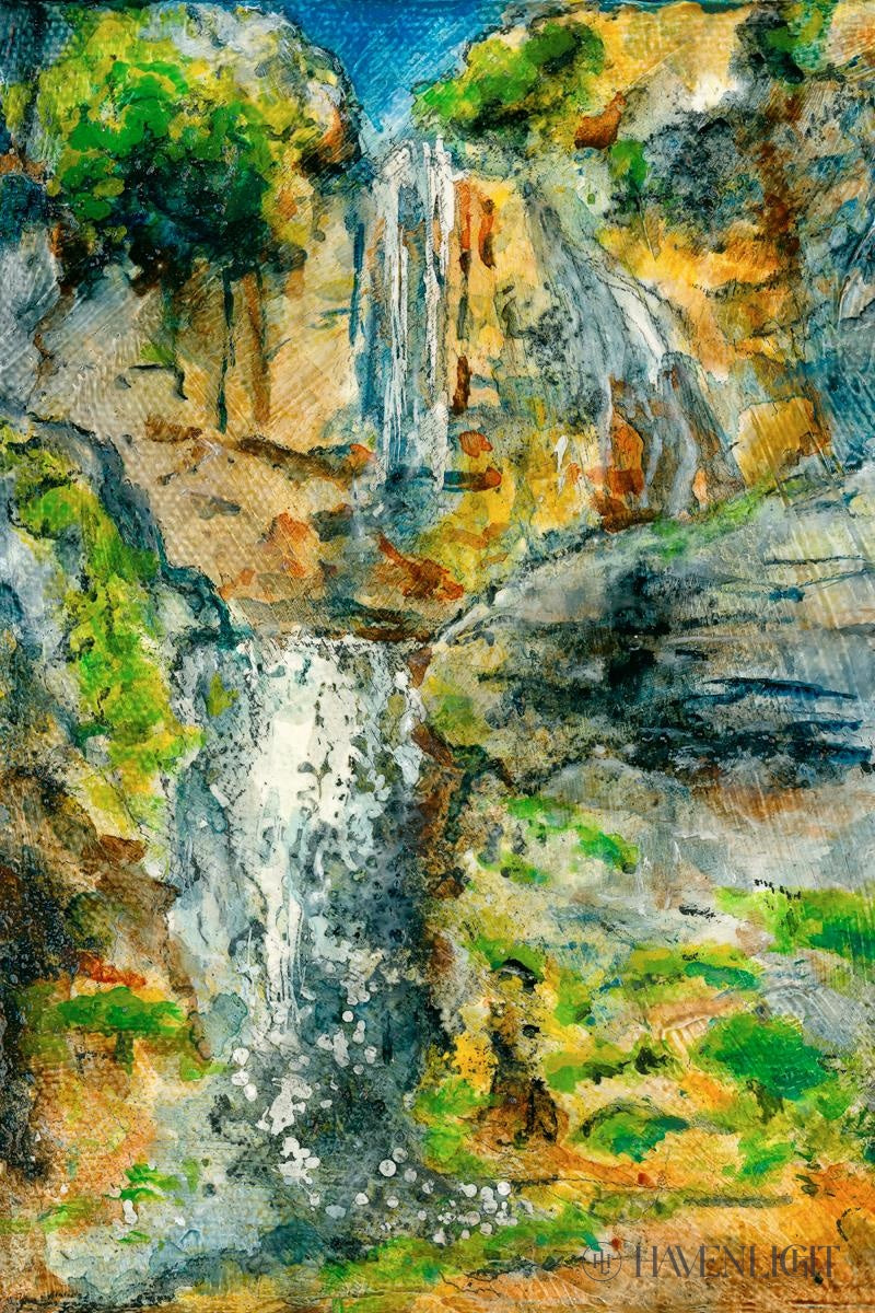 Stewart Falls Open Edition Canvas / 12 X 18 Rolled In Tube Art