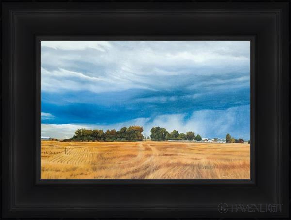 Stormy Skies Open Edition Canvas / 18 X 12 Frame D 3/4 24 Art