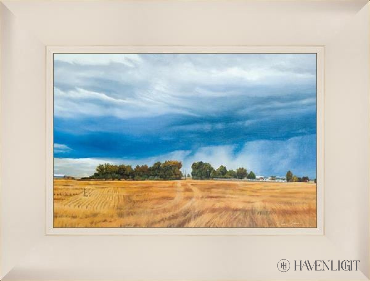 Stormy Skies Open Edition Canvas / 18 X 12 Frame L 19 25 Art