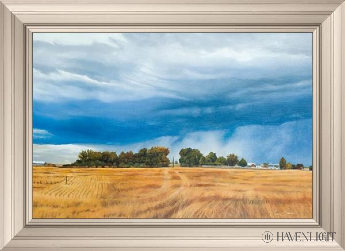 Stormy Skies Open Edition Canvas / 30 X 20 Frame W 26 3/4 36 Art