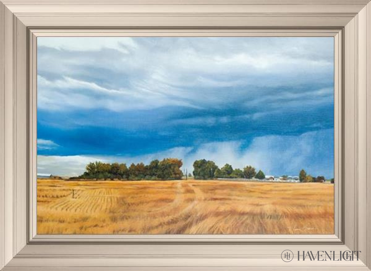Stormy Skies Open Edition Canvas / 36 X 24 Frame W 32 3/4 44 Art
