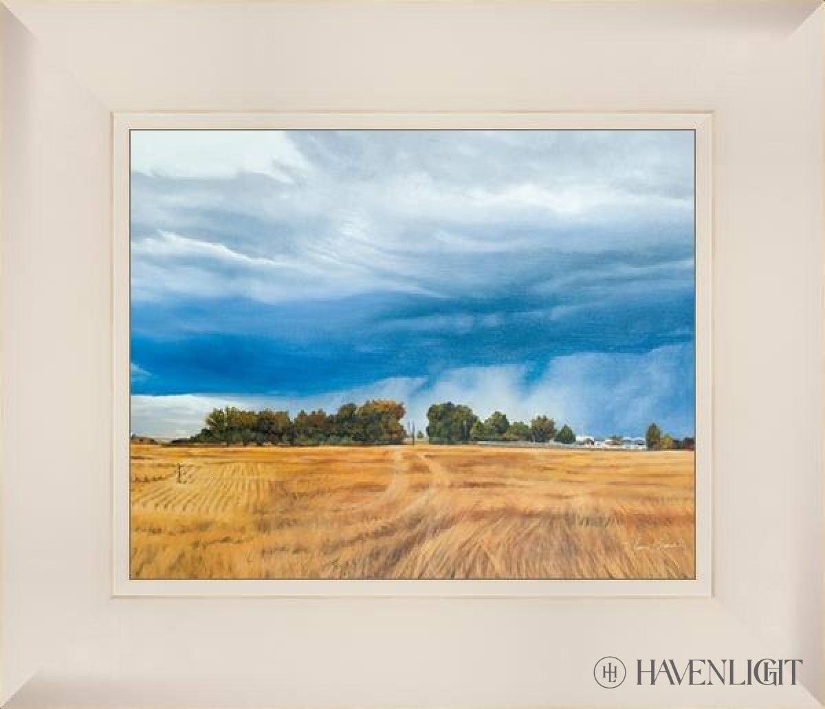 Stormy Skies Open Edition Print / 10 X 8 Frame L 12 1/4 14 Art