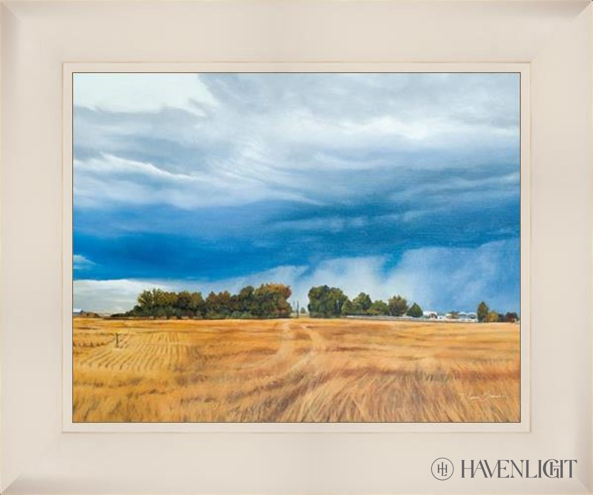 Stormy Skies Open Edition Print / 14 X 11 Frame L 15 1/4 18 Art