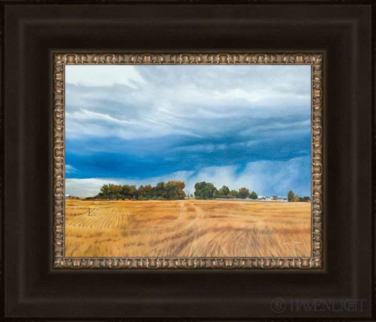 Stormy Skies Open Edition Print / 14 X 11 Frame W 18 21 Art