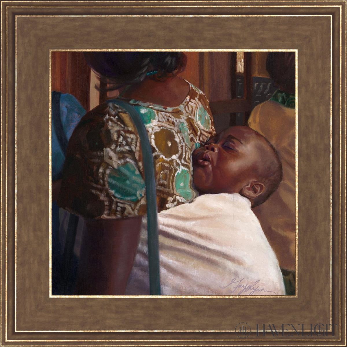 Sunday Dreams Open Edition Print / 12 X Gold 16 3/4 Art