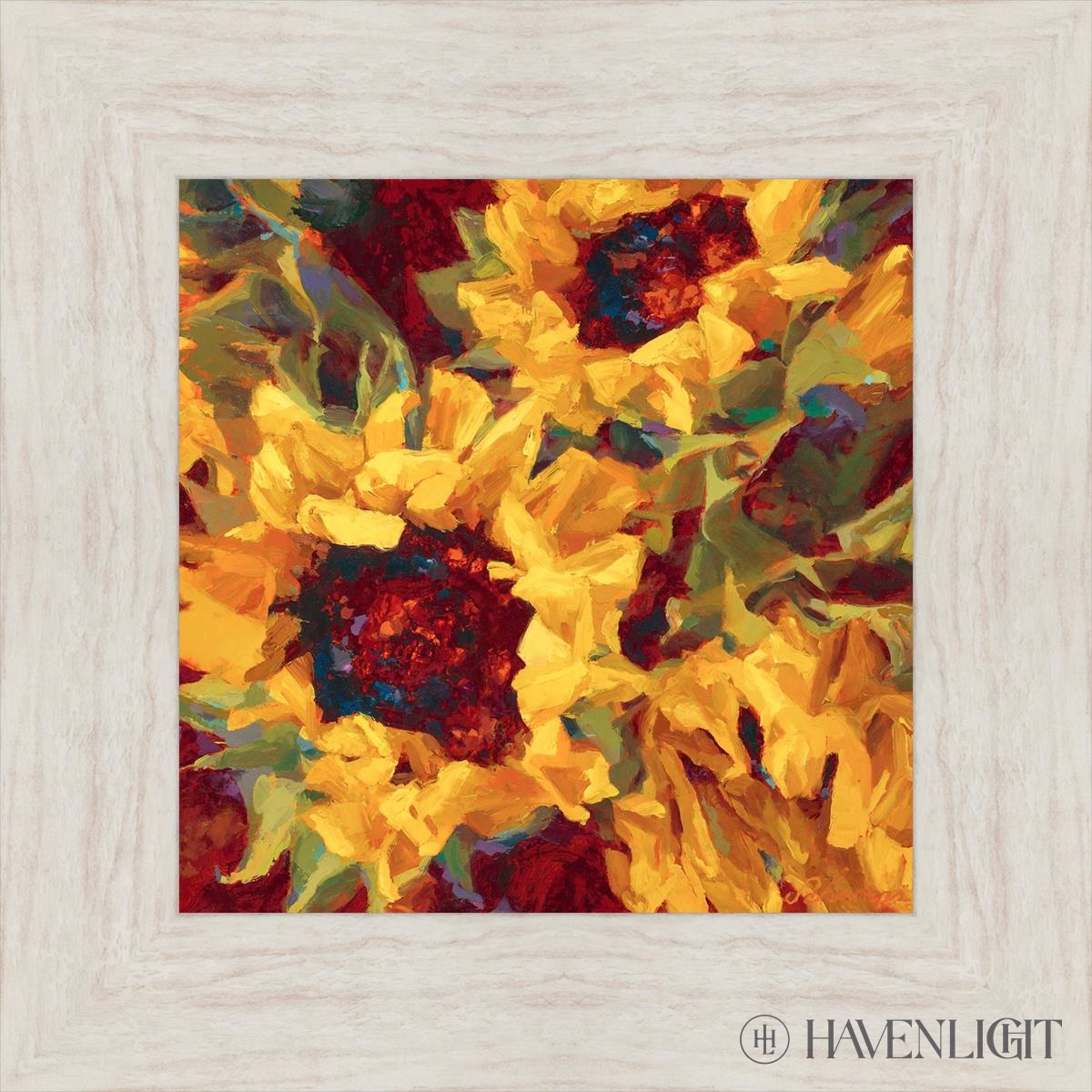 Sunflowers Open Edition Print / 12 X Ivory 17 1/2 Art