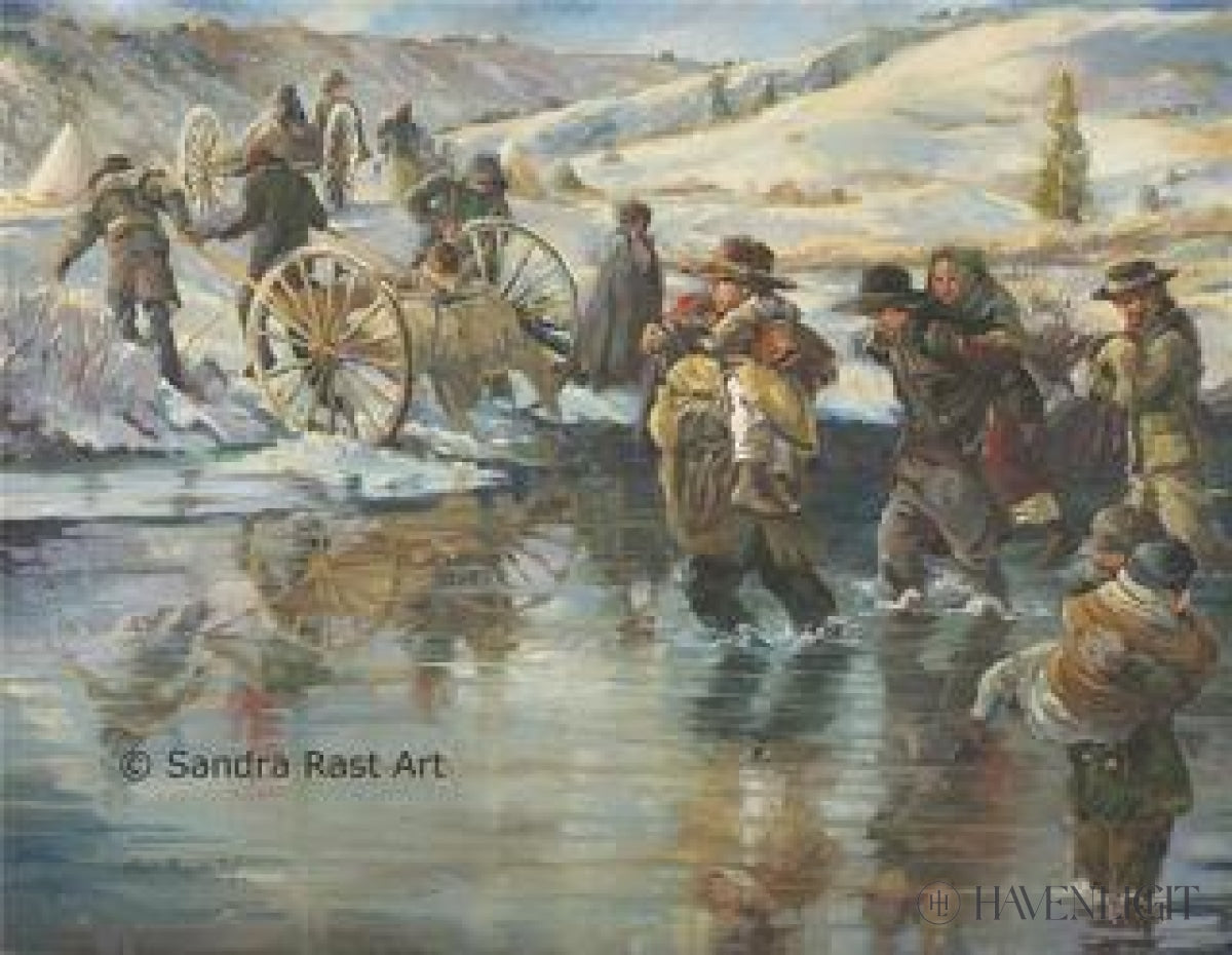 Sweetwater Rescue Of 1856 Limited Edition Canvas / 20 X 15 Print Only Art