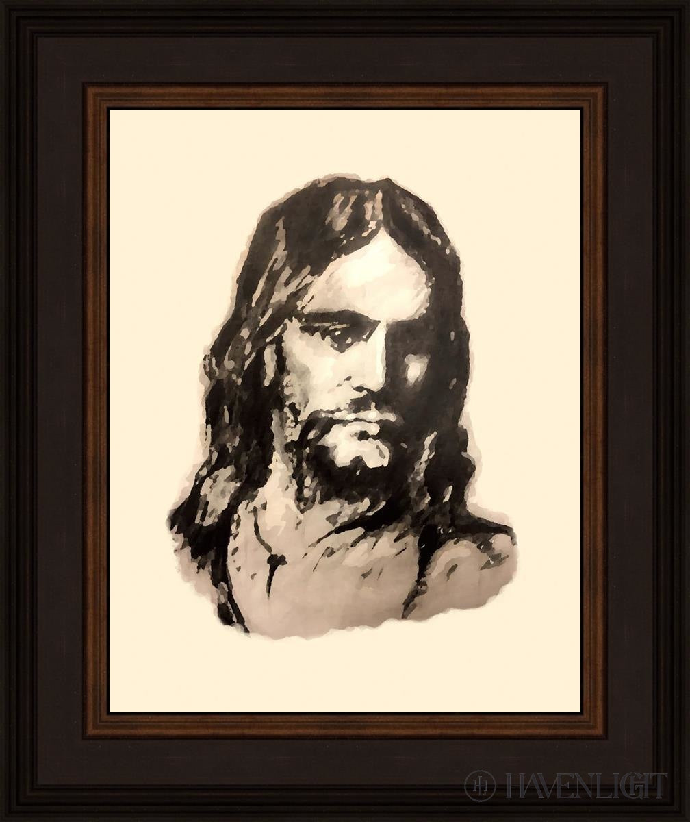 The Christ (Filtered Pencil) Open Edition Print / 11 X 14 Brown 15 3/4 18 Art