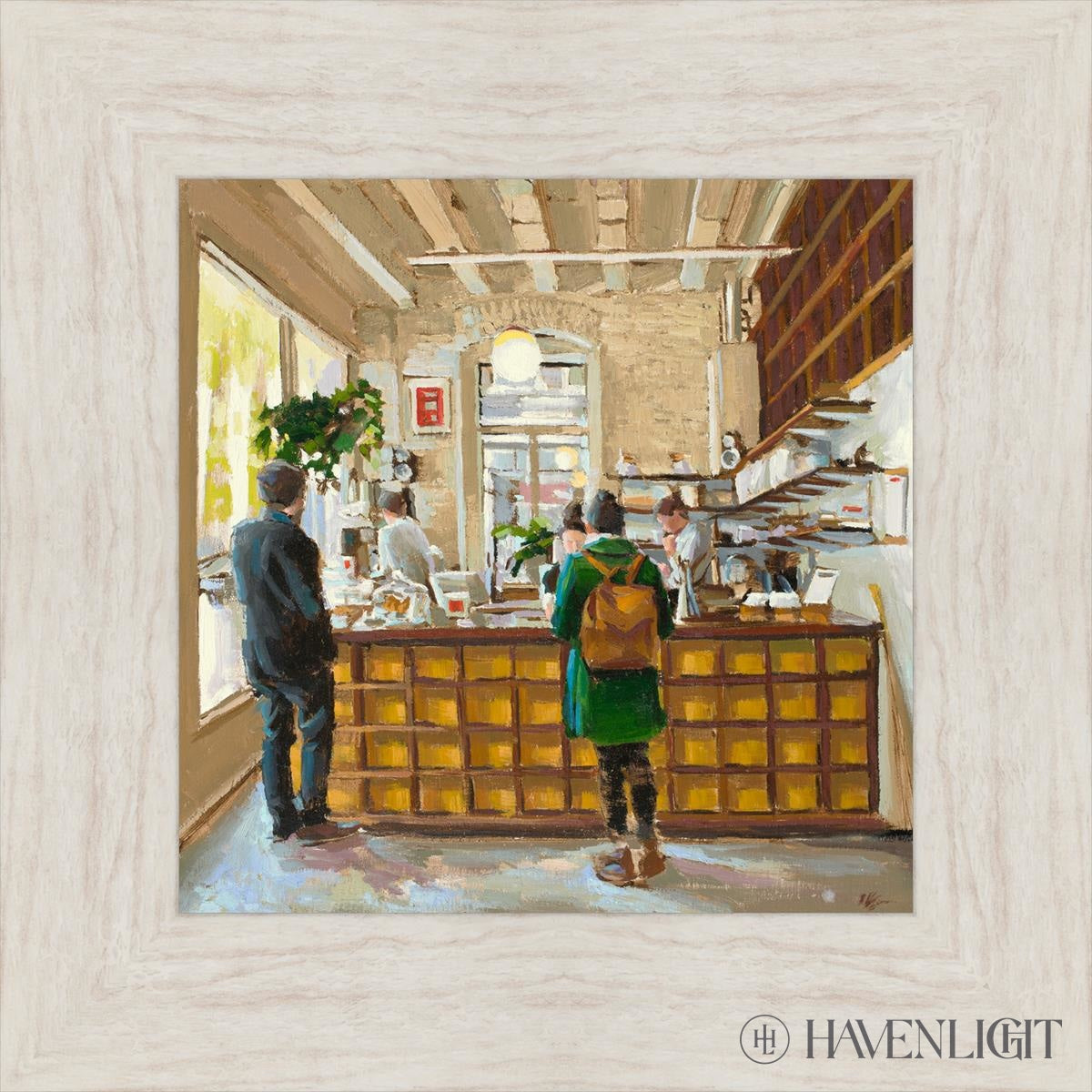 The Coffee Shop Open Edition Print / 12 X Ivory 17 1/2 Art
