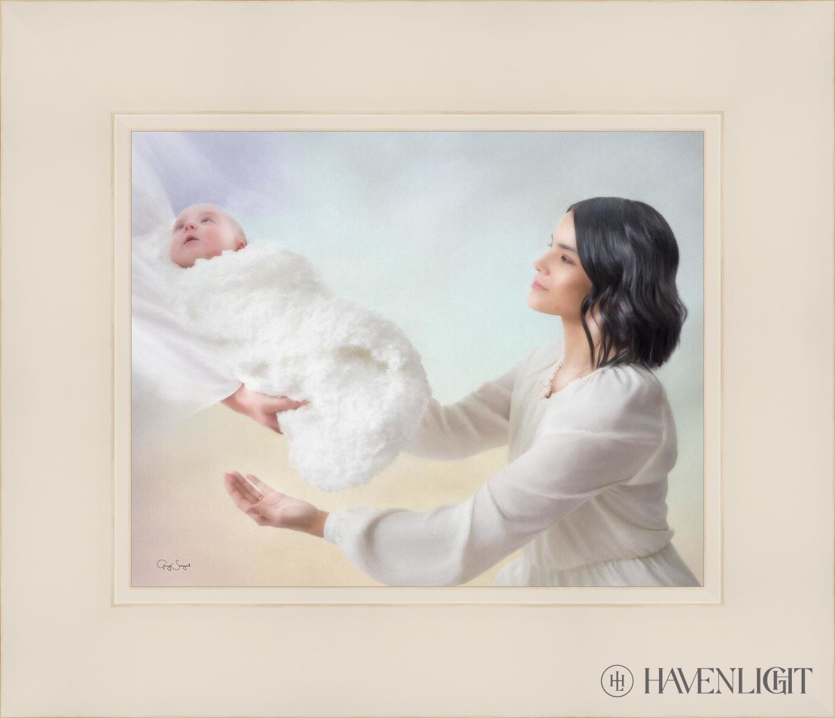 The Gift Open Edition Print / 10 X 8 White 14 1/4 12 Art