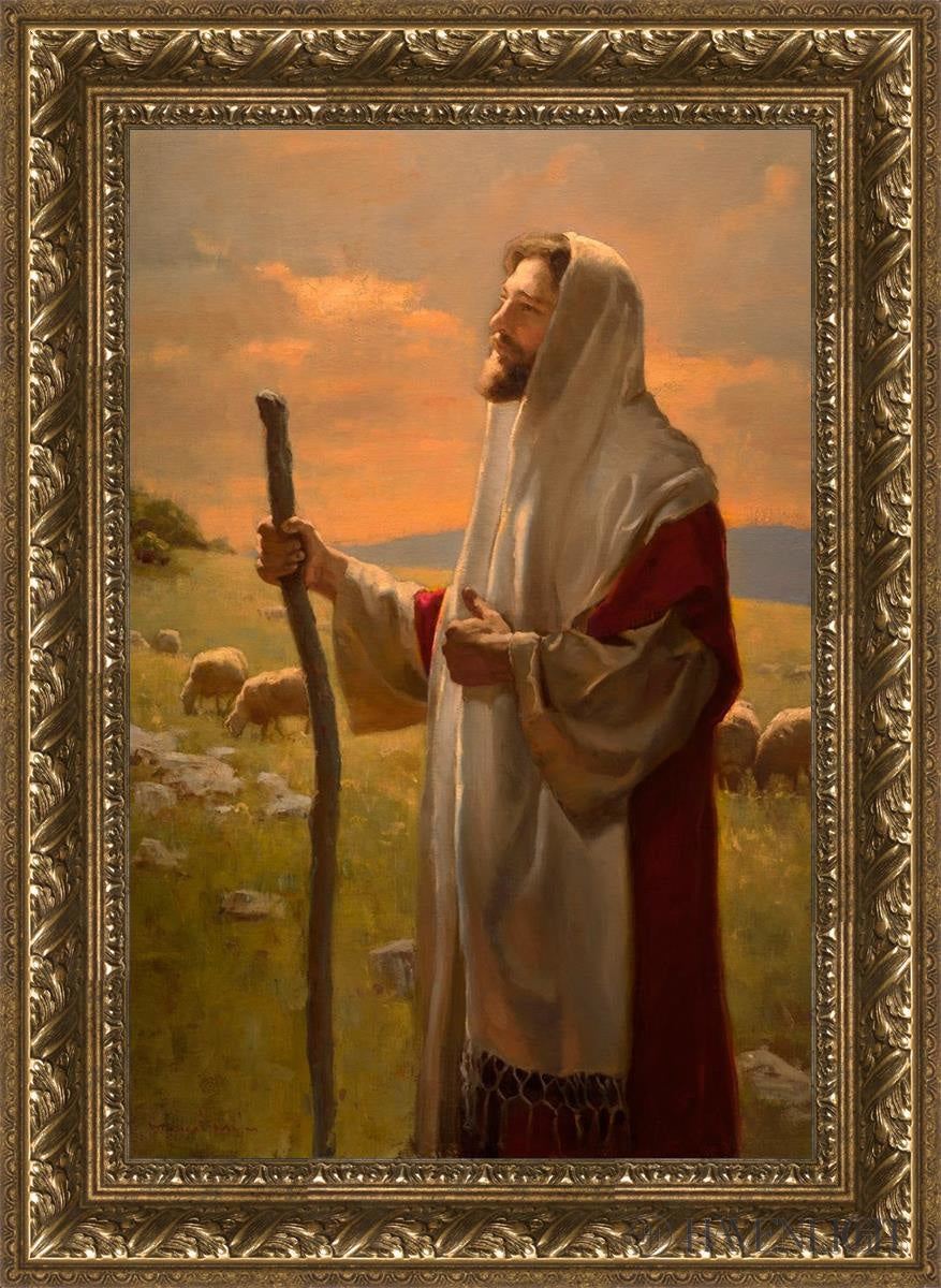 The Good Shepherd Open Edition Canvas / 16 X 24 Gold 21 3/4 29 Art
