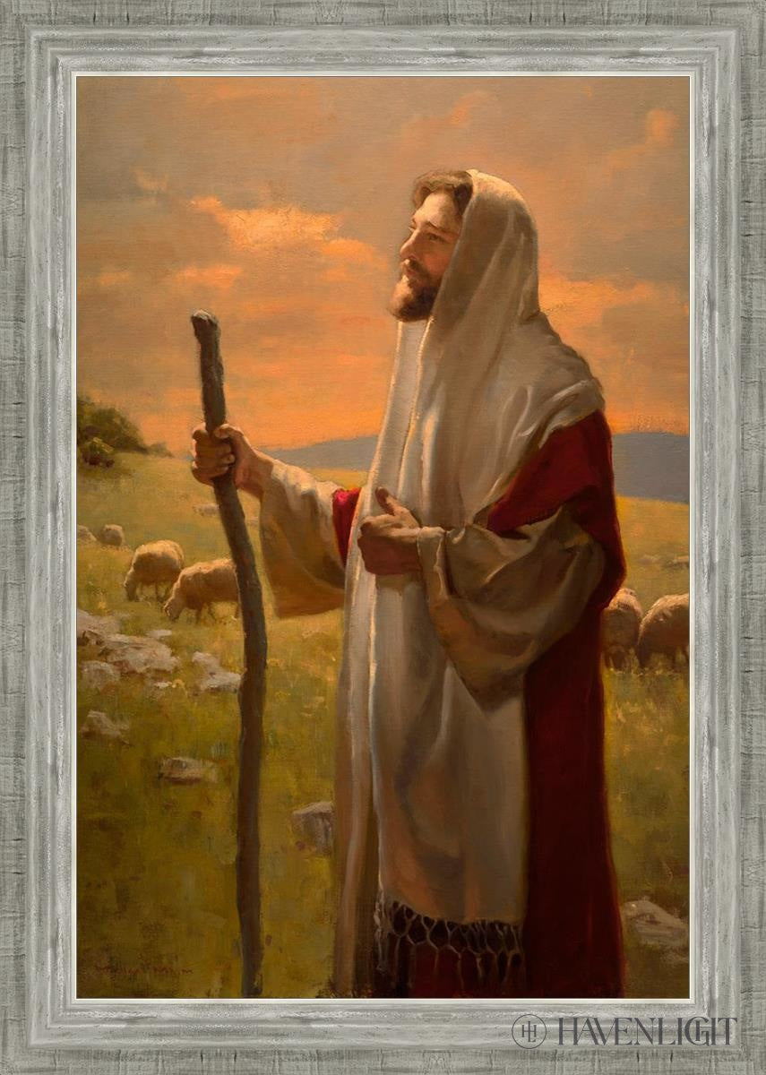 The Good Shepherd Open Edition Canvas / 20 X 30 Silver 24 3/4 34 Art
