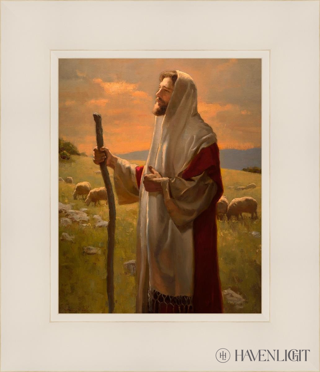 The Good Shepherd Open Edition Print / 8 X 10 White 12 1/4 14 Art