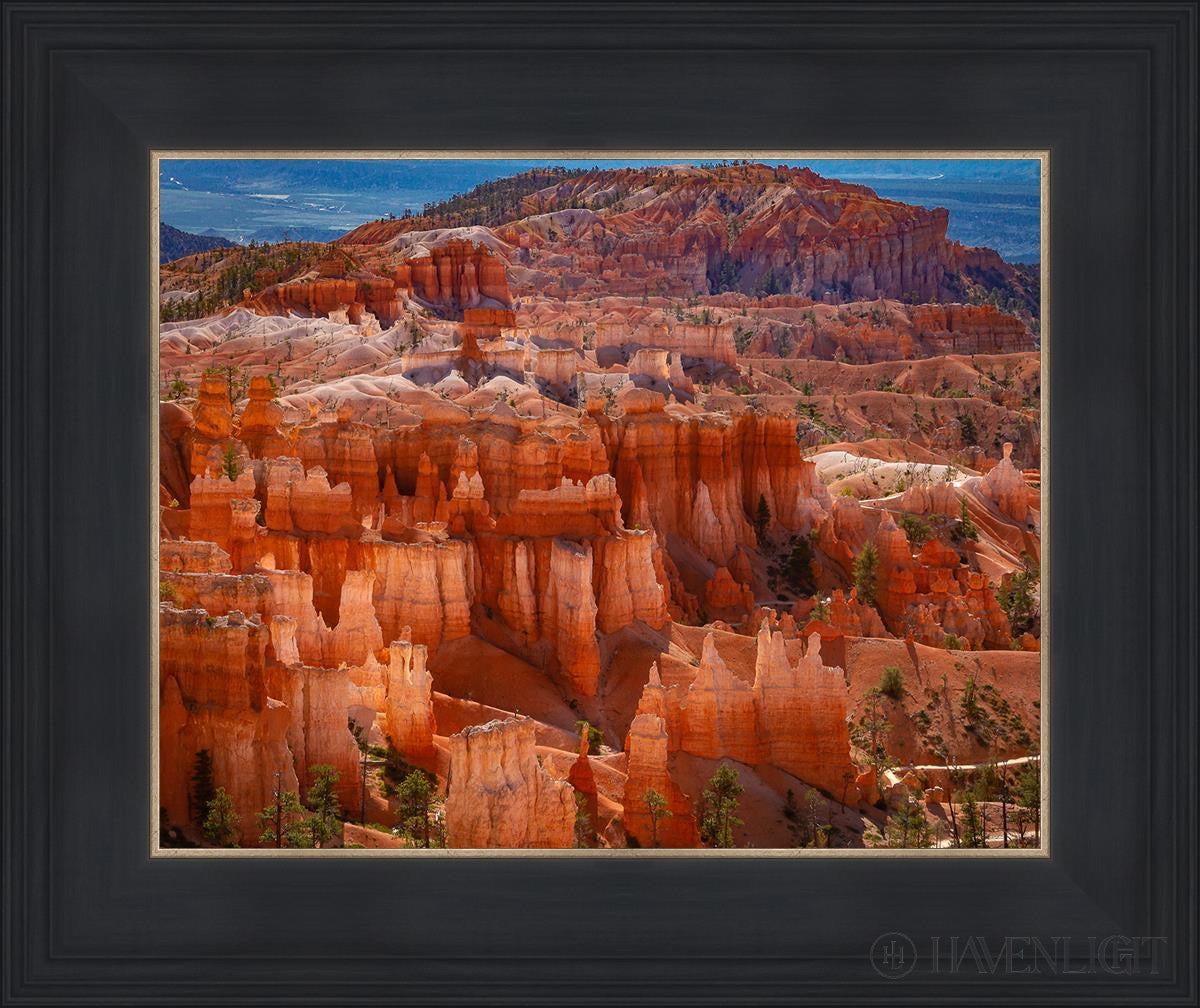 The Hoodoos Of Bryce Canyon National Park Utah Open Edition Print / 14 X 11 Black 18 3/4 15 Art