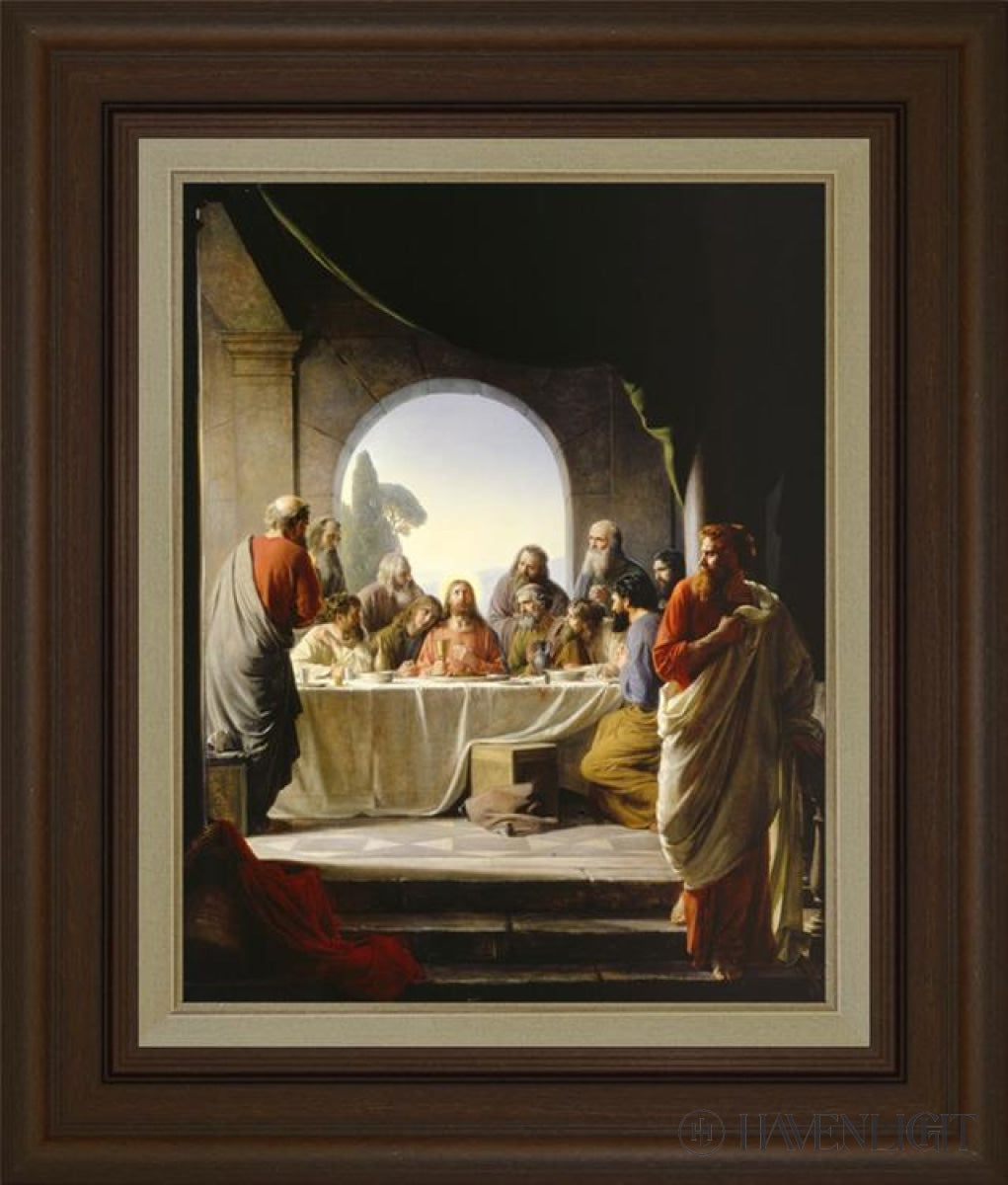 The Last Supper Open Edition Canvas / 16 1/2 X 21 Frame F 30 25 Art