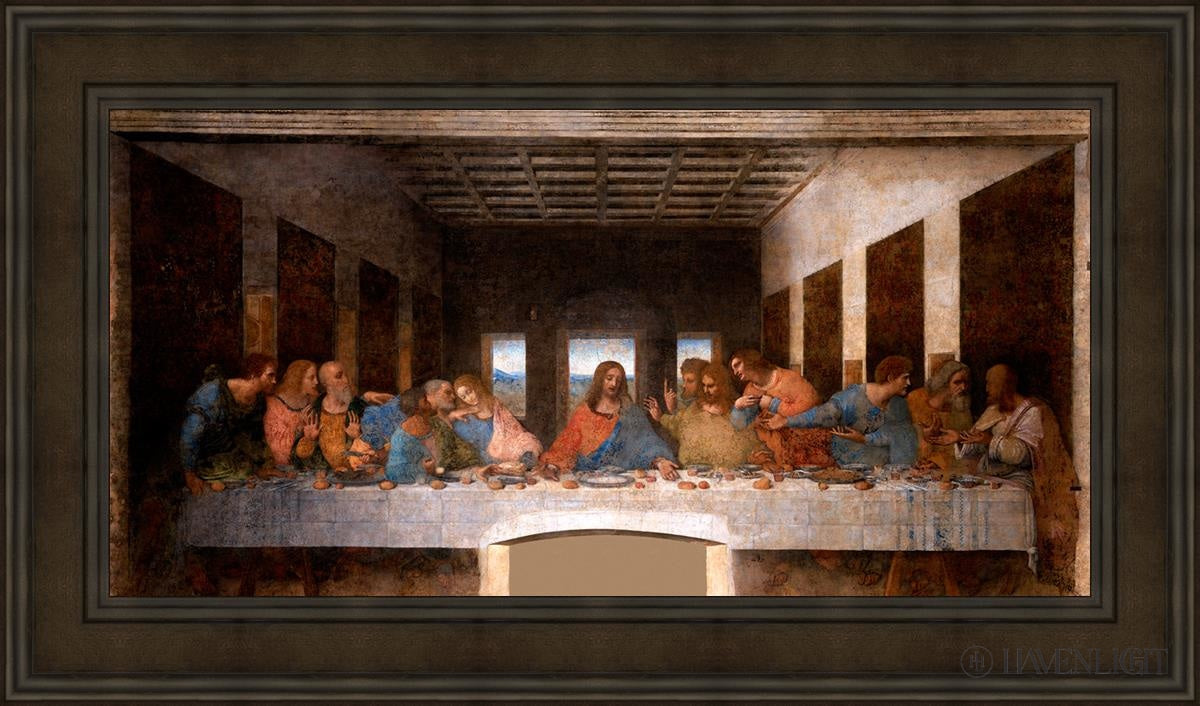 The Last Supper Open Edition Canvas / 36 X 18 Brown 43 3/4 25 Art