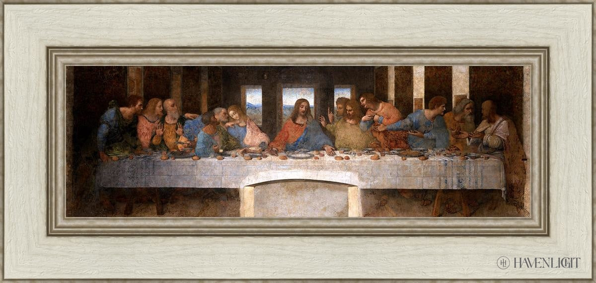 The Last Supper Open Edition Print / 24 X 8 Ivory 30 1/2 14 Art
