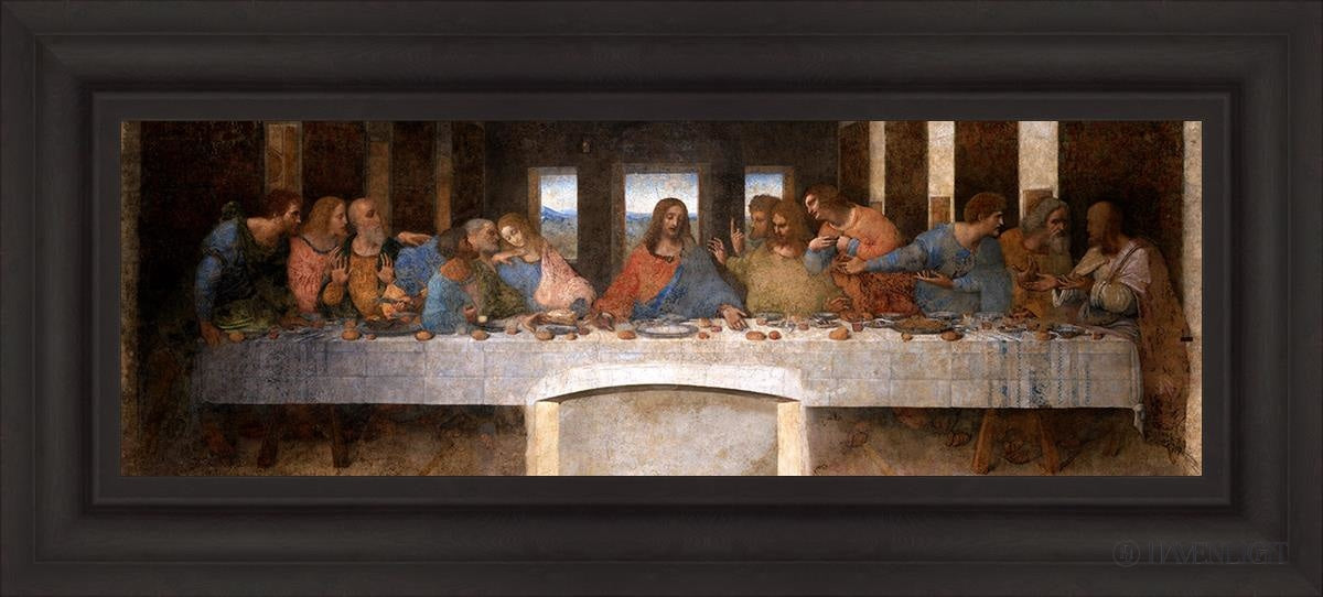 The Last Supper Open Edition Print / 36 X 12 Brown 43 3/4 19 Art