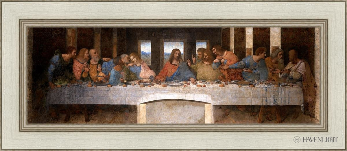 The Last Supper Open Edition Print / 36 X 12 Ivory 42 1/2 18 Art