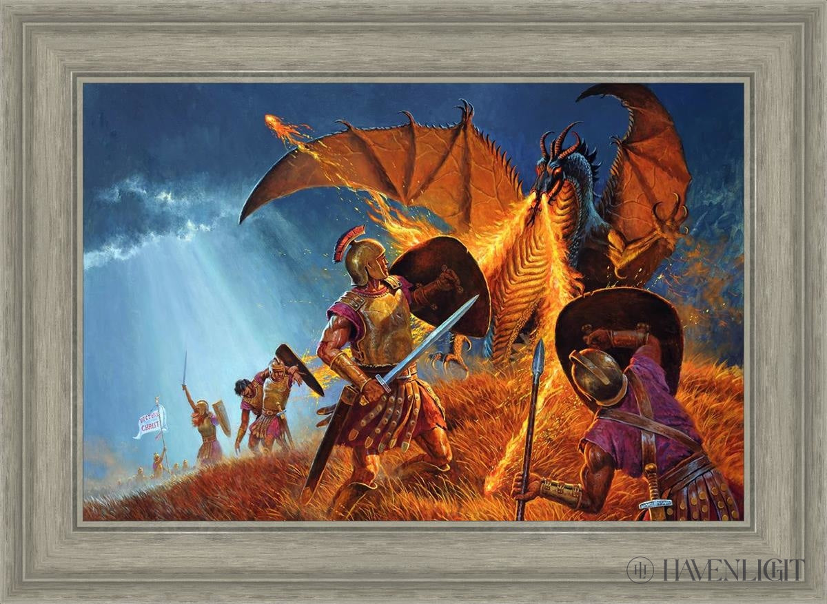 The Shield Of Faith Open Edition Canvas / 24 X 16 Gray 29 3/4 21 Art