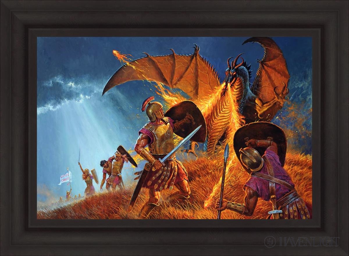 The Shield Of Faith Open Edition Canvas / 30 X 20 Brown 37 3/4 27 Art