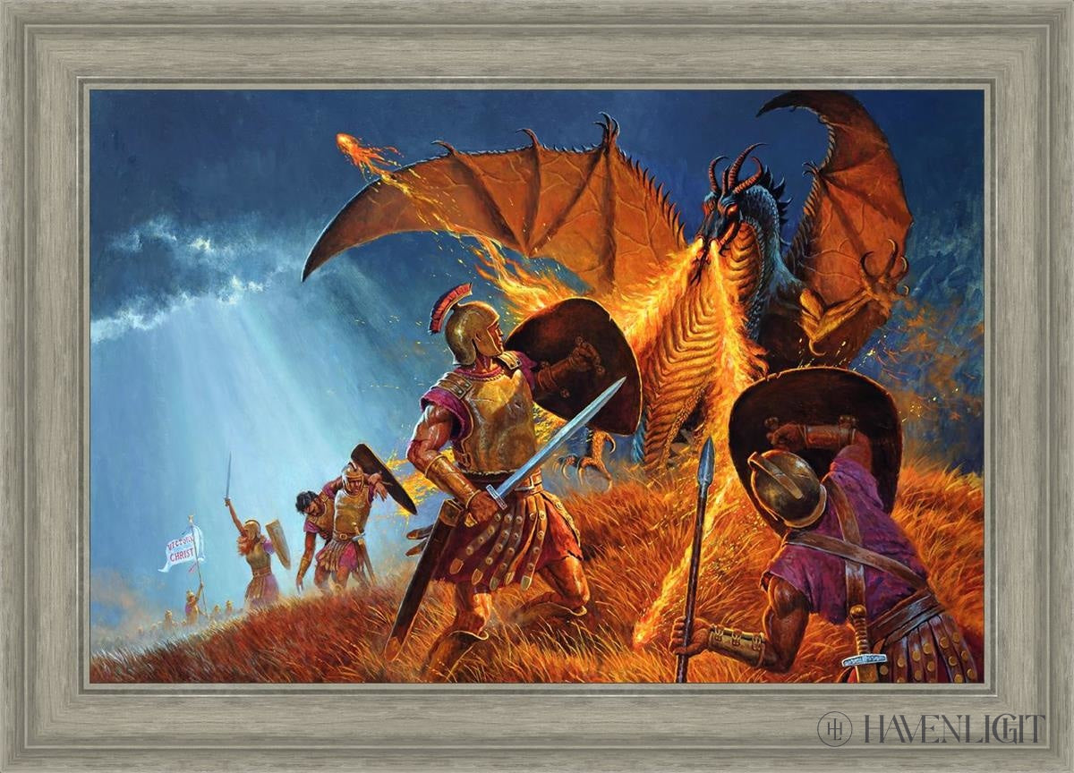 The Shield Of Faith Open Edition Canvas / 30 X 20 Gray 35 3/4 25 Art
