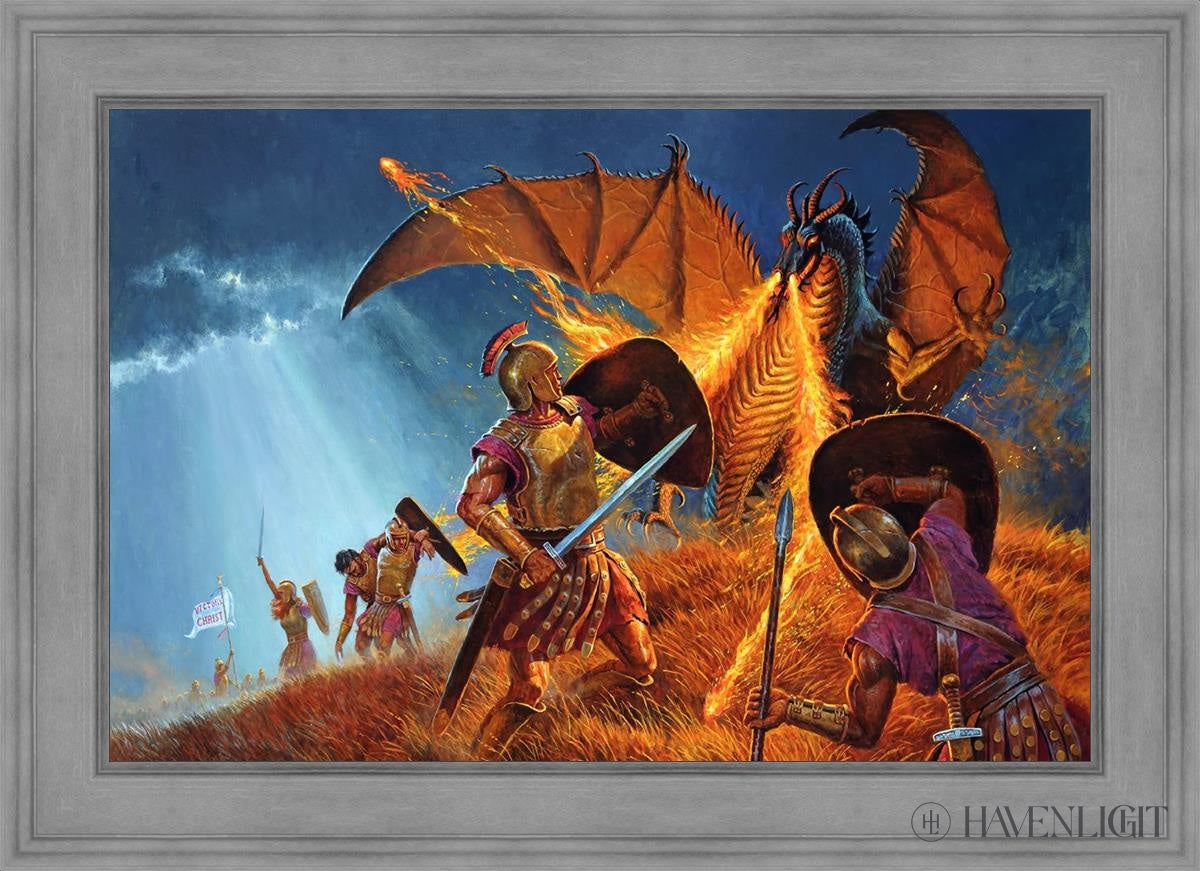 The Shield Of Faith Open Edition Canvas / 36 X 24 Gray 43 3/4 31 Art