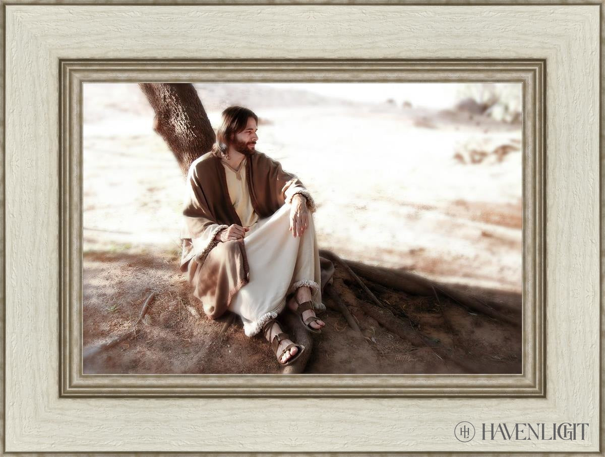 The Solitude Of Christ Open Edition Canvas / 18 X 12 Ivory 24 1/2 Art