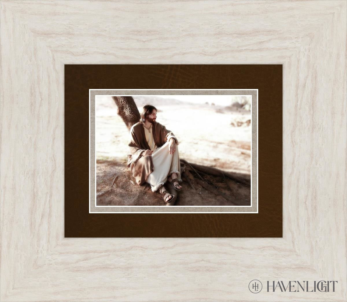 The Solitude Of Christ Open Edition Print / 7 X 5 Ivory 15 1/2 13 Art