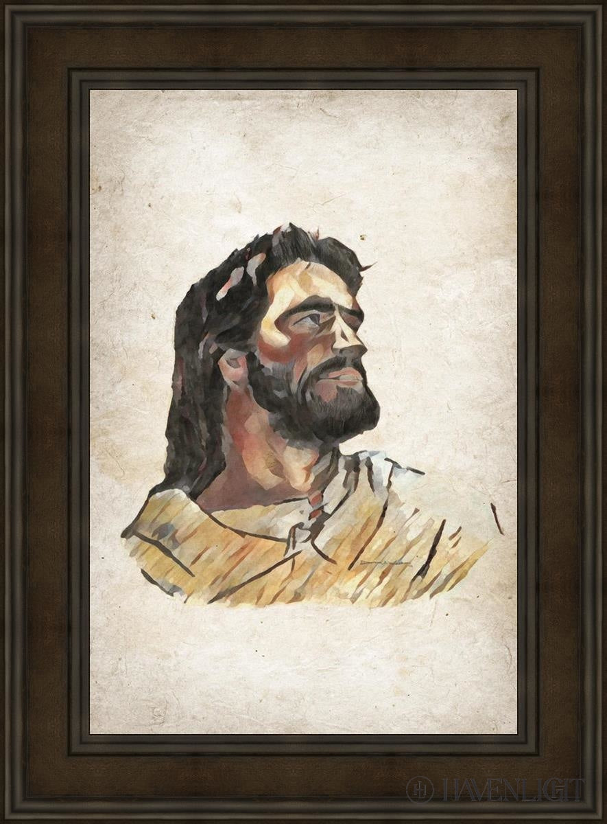 The Strength Of Christ Open Edition Canvas / 24 X 36 Brown 33 3/4 45 Art