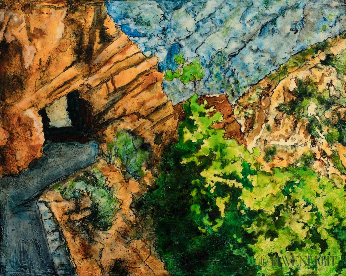 Timpanogos Cave Trail Open Edition Print / 10 X 8 Only Art