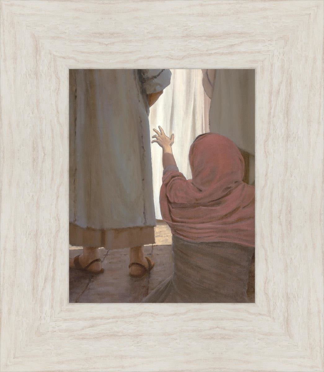 Touch Of Faith Open Edition Print / 8 X 10 Ivory 13 1/2 15 Art