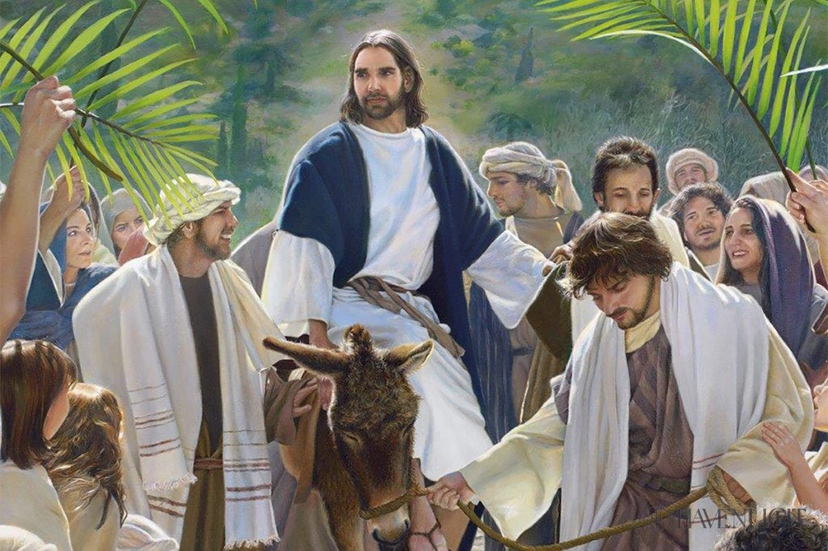 Triumphal Entry Large Wall Art