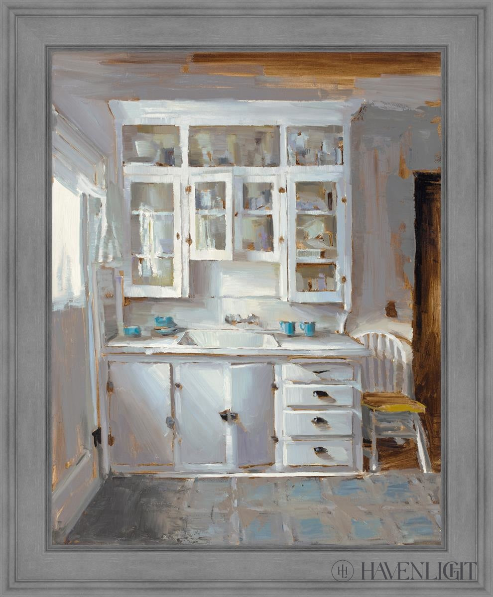 Vintage Kitchen Open Edition Canvas / 30 X 38 Gray 37 3/4 45 Art