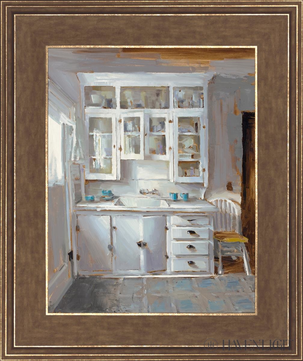 Vintage Kitchen Open Edition Print / 11 X 14 Gold 15 3/4 18 Art
