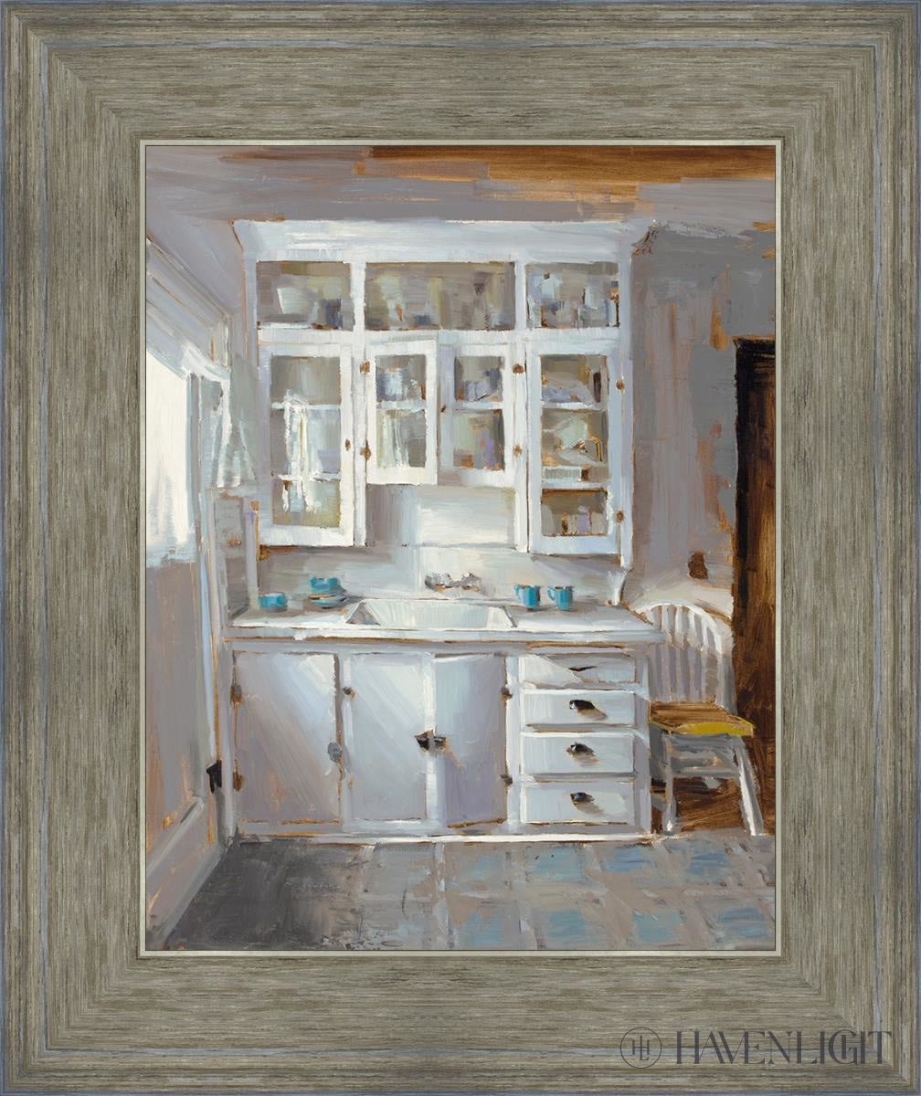 Vintage Kitchen Open Edition Print / 11 X 14 Gray 15 3/4 18 Art