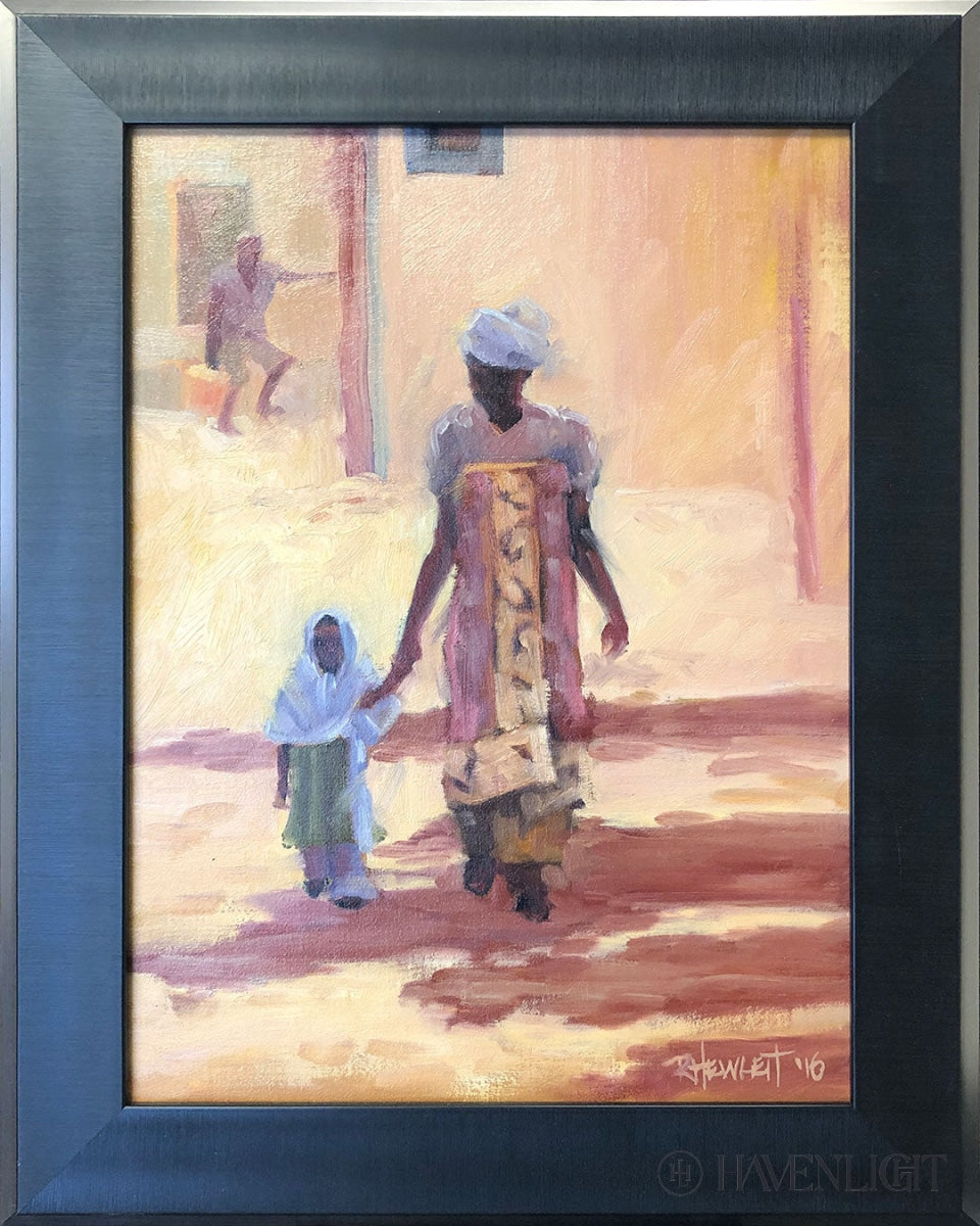 Walking With Mom Original Artwork