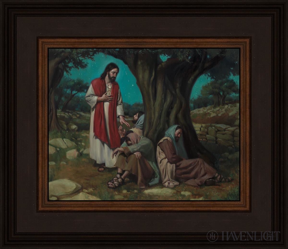 Watch With Me Open Edition Print / 10 X 8 Brown 14 3/4 12 Art