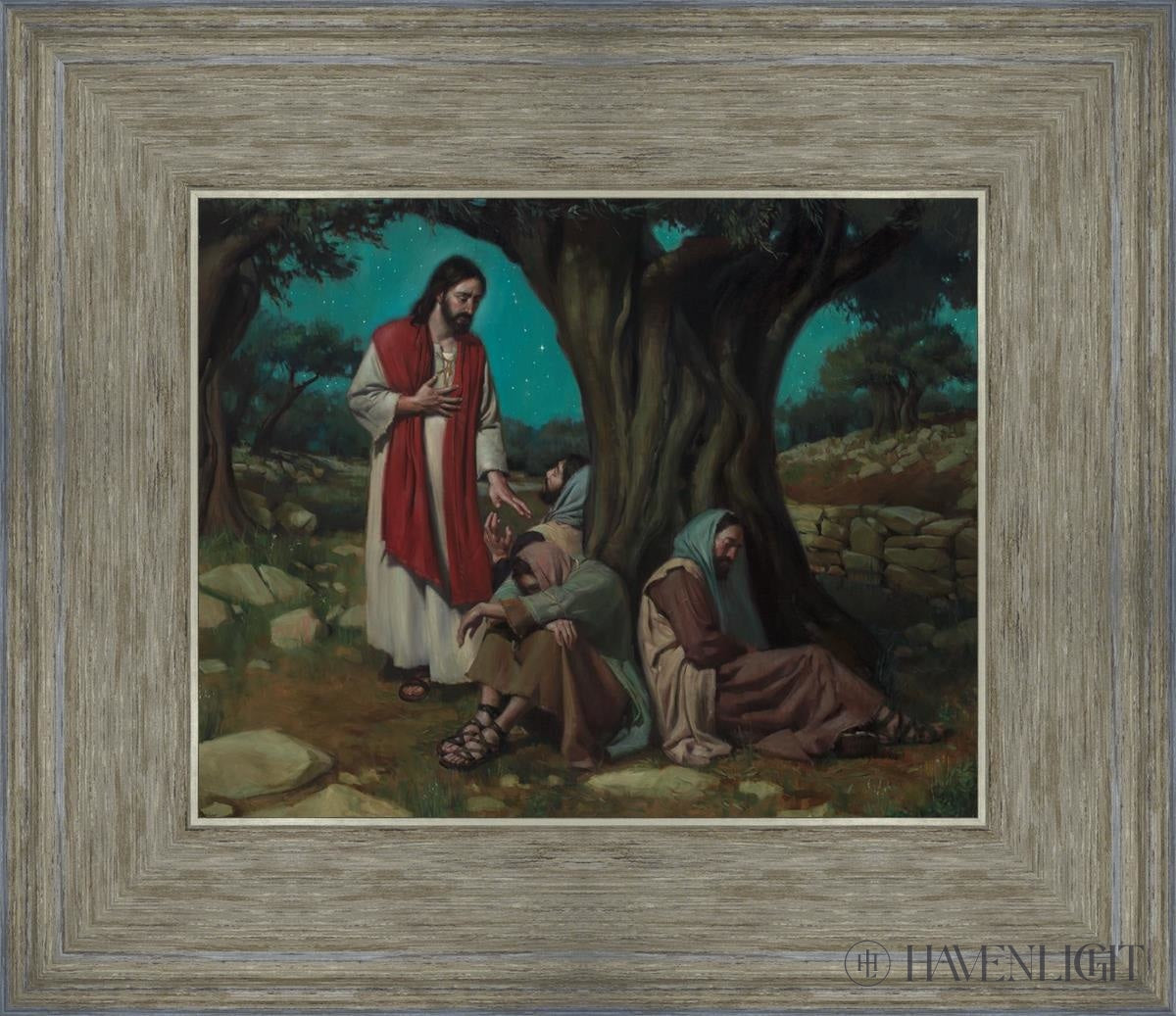 Watch With Me Open Edition Print / 10 X 8 Gray 14 3/4 12 Art